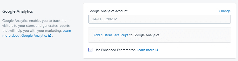 Step 2.2 enhanced ecommerce